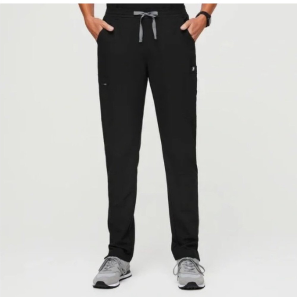 FIGS Yola Skinny Scrub Pant in Solid Black Size XXS